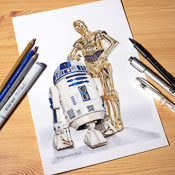 Star Wars - R2D2 + C3PO